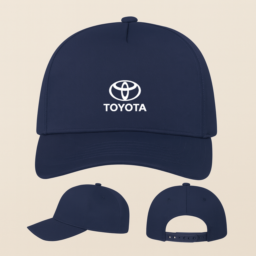 Toyota Car Five Panel Twill Snapback Cap